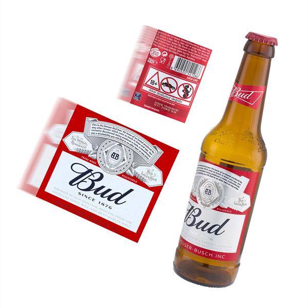 Nassleim-Etiketten für Verpackungen